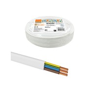 Шнур ШВВПмб 3х0,5 (20м), белый Народный