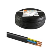 Шнур ШВВПмб 3х0,5 (50м), черный Народный