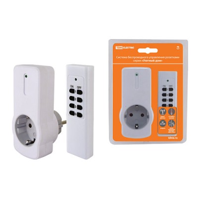 Комплект для беспроводного управления розетками ПУ3-Р1.1 (1 приемник) "Уютный дом" TDM Комплект для беспроводного управления розетками ПУ3-Р1.1 (1 приемник) "Уютный дом" TDM