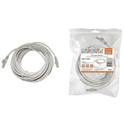 Патч-корд народный U/UTP Cat 5e 4PR 24AWG PVC, литой 10 м, серый