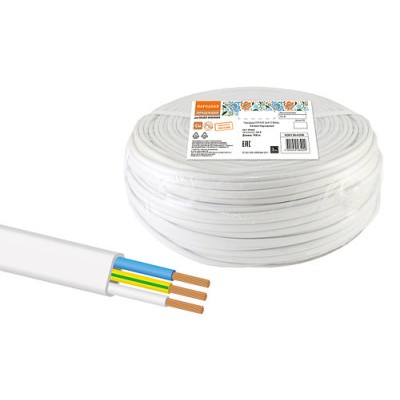 Провод ПУГСП 3х4 (100м), белый Народный Провод ПУГСП 3х4 (100м), белый Народный
