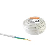 Провод ПВС 3х1,5 ГОСТ (20м), белый TDM