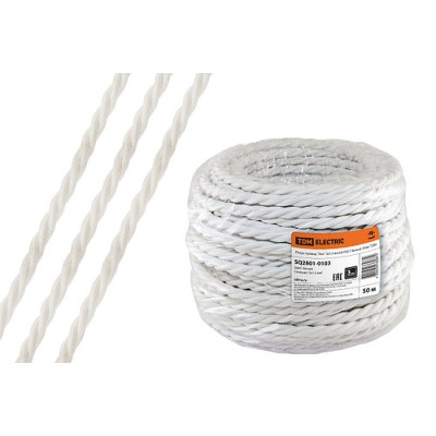Ретро провод "Эко" 3х1,5 витой ГОСТ белый (50м) TDM Ретро провод "Эко" 3х1,5 витой ГОСТ белый (50м) TDM