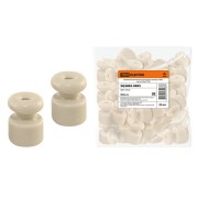 Керамический изолятор для ретро провода «ЭКО» сосна (25шт) TDM