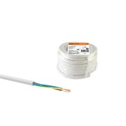 Провод ПВС 3х1 ГОСТ (10м), белый TDM