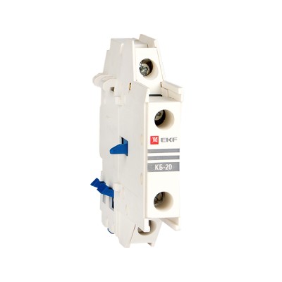 Контакт боковой дополнительный КБ-20 2NO для КМЭ EKF PROxima ctr-kb-20 Контакт боковой дополнительный КБ-20 2NO для КМЭ EKF PROxima ctr-kb-20