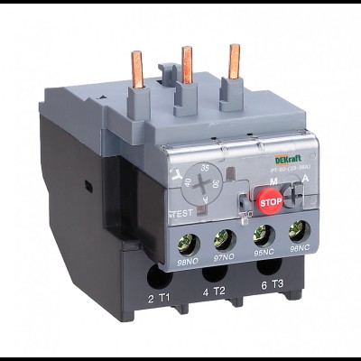 Реле тепловое для контакторов 25А-38А 30.0А-40.0А 23170DEK Реле тепловое для контакторов 25А-38А 30.0А-40.0А 23170DEK