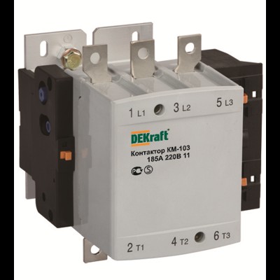 Контактор КМ103-185A-380B-11 22155DEK Контактор КМ103-185A-380B-11 22155DEK