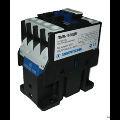 ПМЛ-1160ДМ УХЛ4 Б, 380В/50Гц, 1з, 16А, нереверсивный, без реле, IP20, пускатель электромагнитный (ЭТ) ET511484 ПМЛ-1160ДМ УХЛ4 Б, 380В/50Гц, 1з, 16А, нереверсивный, без реле, IP20, пускатель электромагнитный (ЭТ) ET511484
