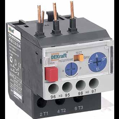 Реле электротепловое, токовоеРТ03-09-18-11.0A-15.0A 23116DEK Реле электротепловое, токовоеРТ03-09-18-11.0A-15.0A 23116DEK