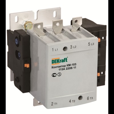 Контактор КМ103-115A-220B-11 22150DEK Контактор КМ103-115A-220B-11 22150DEK