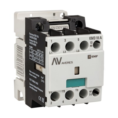 Контактор КМЭ 18А 1NC 400В АС EKF AVERES ctr-s-18-01-400-av Контактор КМЭ 18А 1NC 400В АС EKF AVERES ctr-s-18-01-400-av