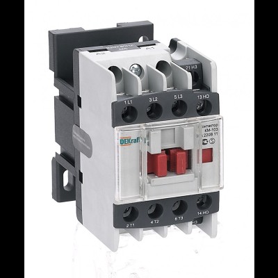 Контактор 9А 36В АС3 1НО+1НЗ КМ-103 22101DEK Контактор 9А 36В АС3 1НО+1НЗ КМ-103 22101DEK