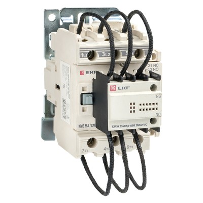 Контактор для конденсатора КМЭК 25квар 400В 2NО+1NC EKF PROxima ctrk-s-63-25-400 Контактор для конденсатора КМЭК 25квар 400В 2NО+1NC EKF PROxima ctrk-s-63-25-400