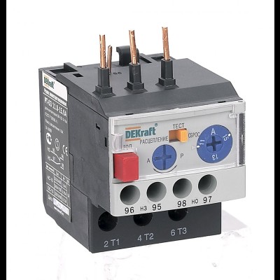 Реле электротепл. для конт. 09-18A 14,0-18,0А РТ-03 DEK 23117DEK Реле электротепл. для конт. 09-18A 14,0-18,0А РТ-03 DEK 23117DEK