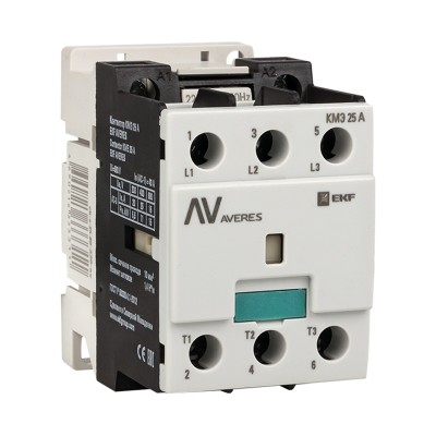Контактор КМЭ 30А 400В АС EKF AVERES ctr-s-30-00-400-av Контактор КМЭ 30А 400В АС EKF AVERES ctr-s-30-00-400-av