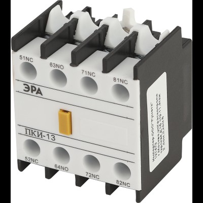 Приставка ЭРА PRO KPK10-20-E ПКИ-20 дополнительные контакты 2з Б0050498 Приставка ЭРА PRO KPK10-20-E ПКИ-20 дополнительные контакты 2з Б0050498