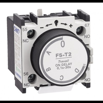 Приставка выдержка времени F5-D4 к контактору NC1, NC2 и NXC (R)(CHINT) 258020 Приставка выдержка времени F5-D4 к контактору NC1, NC2 и NXC (R)(CHINT) 258020