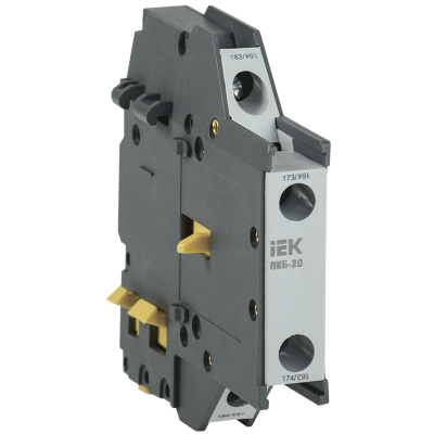 Контакт боковой дополнительный ПКБ-20 2з IEK KPK21-20 Контакт боковой дополнительный ПКБ-20 2з IEK KPK21-20