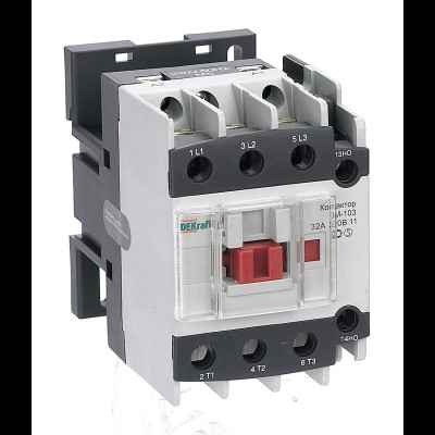 Контактор 32А 24В АС3 1НО+1НЗ КМ-103 22120DEK Контактор 32А 24В АС3 1НО+1НЗ КМ-103 22120DEK