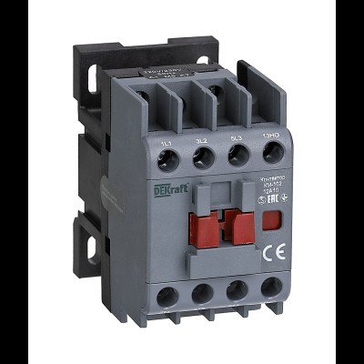 Контактор 12А 400В АС АС3 АС4 1НО+1НЗ КМ-102 DEKraft 21911DEK Контактор 12А 400В АС АС3 АС4 1НО+1НЗ КМ-102 DEKraft 21911DEK