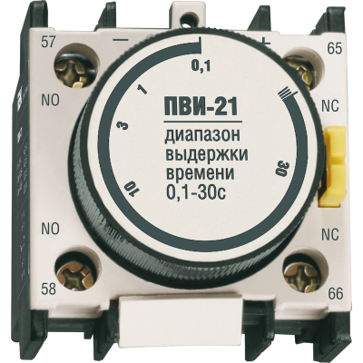 Приставка ПВИ-13 задержка на вкл. 0,1-3сек 1з+1р IEK KPV10-11-3 Приставка ПВИ-13 задержка на вкл. 0,1-3сек 1з+1р IEK KPV10-11-3