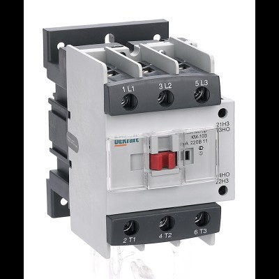 Контактор КМ-103 80А 380В 1НО+1НЗ 22144DEK Контактор КМ-103 80А 380В 1НО+1НЗ 22144DEK