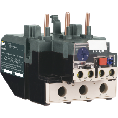 Реле РТИ-3359 электротепловое 48-65А IEK DRT30-0048-0065 Реле РТИ-3359 электротепловое 48-65А IEK DRT30-0048-0065
