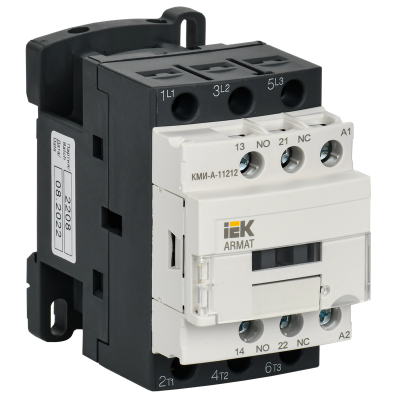 Контактор КМИ-А-11212 LC1D 12А 400В/АС3 1НО/1НЗ IEK ARMAT AR-ACC-11-012-400-11 Контактор КМИ-А-11212 LC1D 12А 400В/АС3 1НО/1НЗ IEK ARMAT AR-ACC-11-012-400-11