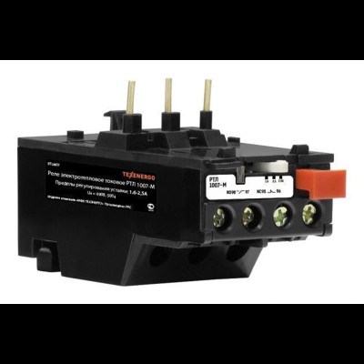 Реле тепловое РТЛ-1007-М (1,6-2,5А) te00115227 Реле тепловое РТЛ-1007-М (1,6-2,5А) te00115227
