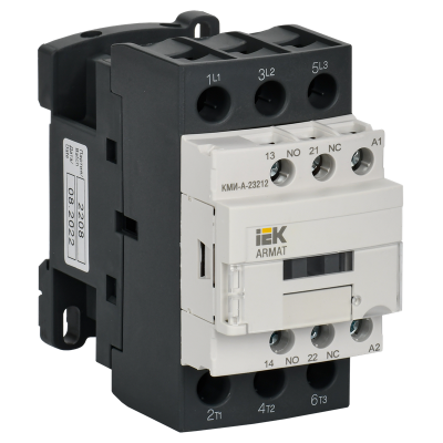 Контактор КМИ-А-23212 LC1D 32А 48В/АС3 1НО/1НЗ IEK ARMAT AR-ACC-21-032-048-11 Контактор КМИ-А-23212 LC1D 32А 48В/АС3 1НО/1НЗ IEK ARMAT AR-ACC-21-032-048-11