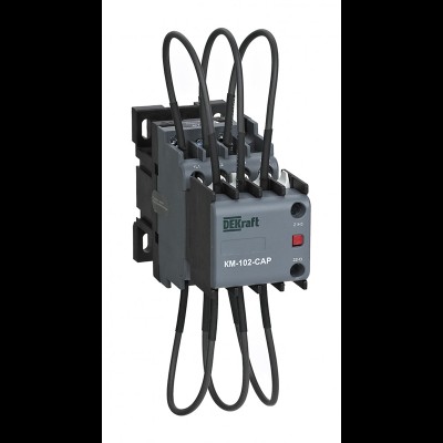Контактор конденсаторый 20кВАр, 220/230В, AC6b, 1НО1НЗ серии КМ-102-CAP 22422DEK Контактор конденсаторый 20кВАр, 220/230В, AC6b, 1НО1НЗ серии КМ-102-CAP 22422DEK
