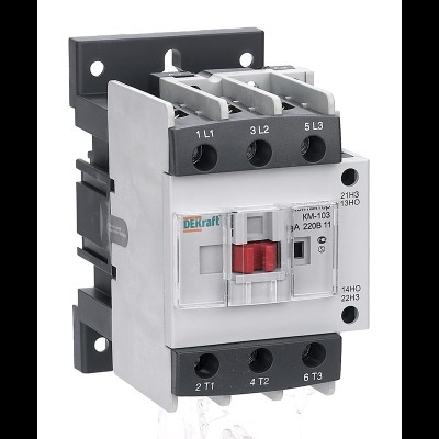 Контактор 65А 110В АС3 1НО+1НЗ КМ-103 22137DEK Контактор 65А 110В АС3 1НО+1НЗ КМ-103 22137DEK