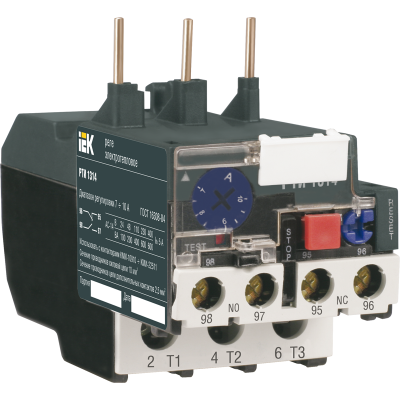 Реле РТИ-1314 электротепловое 7-10А IEK DRT10-0007-0010 Реле РТИ-1314 электротепловое 7-10А IEK DRT10-0007-0010