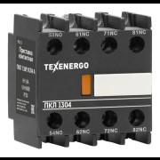 Приставка контактная ПКЛ 13М 04 A 10А 1НО+3НЗ Теxenergo te00447052