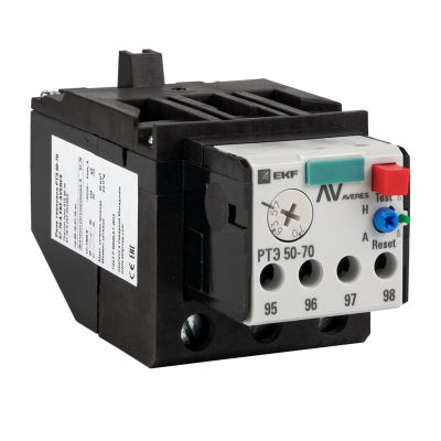 Реле тепловое РТЭ 50-70 16-25А EKF AVERES rel-50-70-16-25-av Реле тепловое РТЭ 50-70 16-25А EKF AVERES rel-50-70-16-25-av
