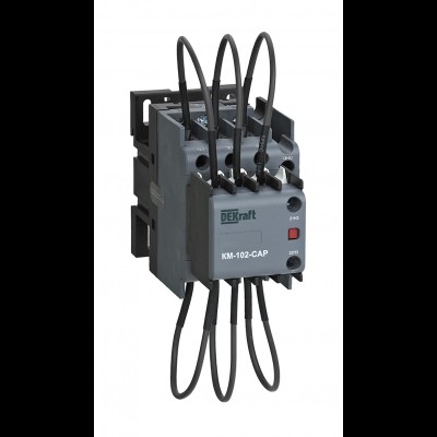 Контактор конденсаторый 25кВАр, 220/230В, AC6b, 1НО1НЗ серии КМ-102-CAP 22437DEK Контактор конденсаторый 25кВАр, 220/230В, AC6b, 1НО1НЗ серии КМ-102-CAP 22437DEK