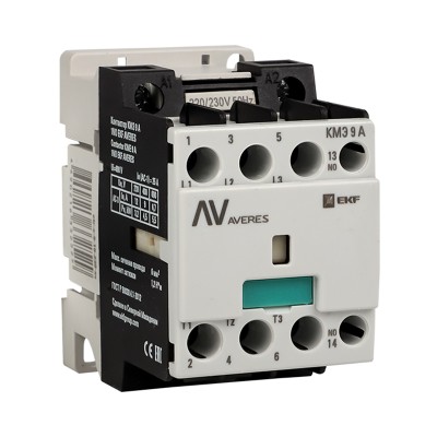 Контактор КМЭ 9А 1NO 230В АС EKF AVERES ctr-s-9-10-230-av Контактор КМЭ 9А 1NO 230В АС EKF AVERES ctr-s-9-10-230-av