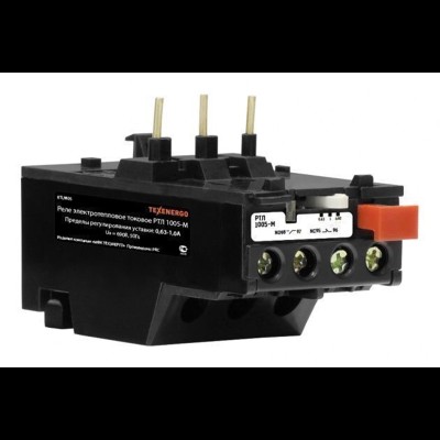 Реле тепловое РТЛ-1005-М (0,63-1А) te00115225 Реле тепловое РТЛ-1005-М (0,63-1А) te00115225