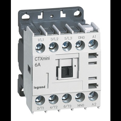 Контактор CTX-3 3P 6А 1НО ~230В мини 417006 Контактор CTX-3 3P 6А 1НО ~230В мини 417006