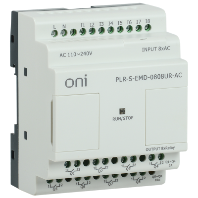 Логическое реле PLR-S. Расширение 8DI/8DO (R) 220В AC PLR-S-EMD-0808UR-AC Логическое реле PLR-S. Расширение 8DI/8DO (R) 220В AC PLR-S-EMD-0808UR-AC