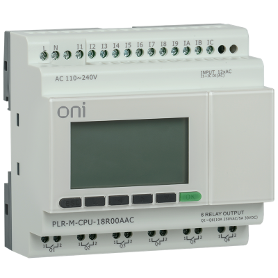 Микро ПЛК PLR-M. CPU DI12/DO06(R) 220В AC PLR-M-CPU-18R00AAC Микро ПЛК PLR-M. CPU DI12/DO06(R) 220В AC PLR-M-CPU-18R00AAC