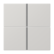 Набор клавиш для сенсорного модуля KNX, 4-ной, светло-серый LS404TSALG