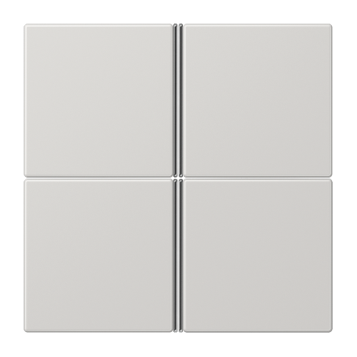 Набор клавиш для сенсорного модуля KNX, 4-ной, светло-серый LS404TSALG Набор клавиш для сенсорного модуля KNX, 4-ной, светло-серый LS404TSALG