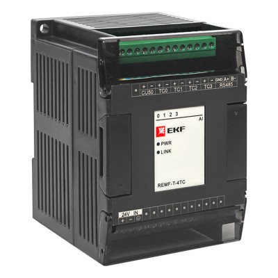 Модуль ввода термопар REMF 4 PRO-Logic EKF REMF-T-4TC Модуль ввода термопар REMF 4 PRO-Logic EKF REMF-T-4TC