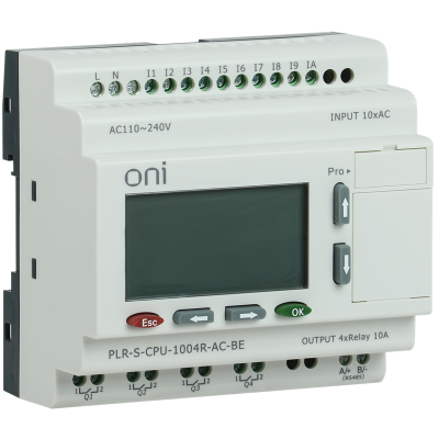 Логическое реле PLR-S. CPU1004(R) 220В AC с экраном PLR-S-CPU-1004R-AC-BE Логическое реле PLR-S. CPU1004(R) 220В AC с экраном PLR-S-CPU-1004R-AC-BE