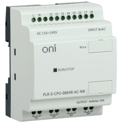 Логическое реле PLR-S. CPU0804(R) 220В AC без экрана PLR-S-CPU-0804R-AC-NN Логическое реле PLR-S. CPU0804(R) 220В AC без экрана PLR-S-CPU-0804R-AC-NN