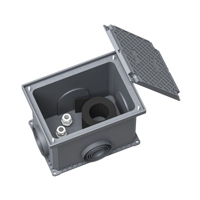 Колодец контрольно-измерительный 335х240х255 мм, пластик NE6000 Колодец контрольно-измерительный 335х240х255 мм, пластик NE6000