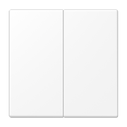 Клавиша для KNX кнопки, 2 группы, белый матовый LS102WWM